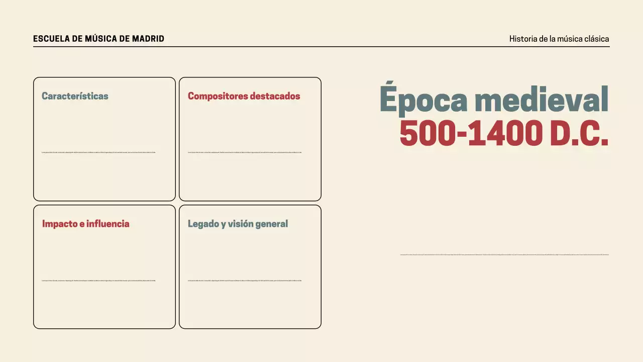 Presentación de la historia de la música retro