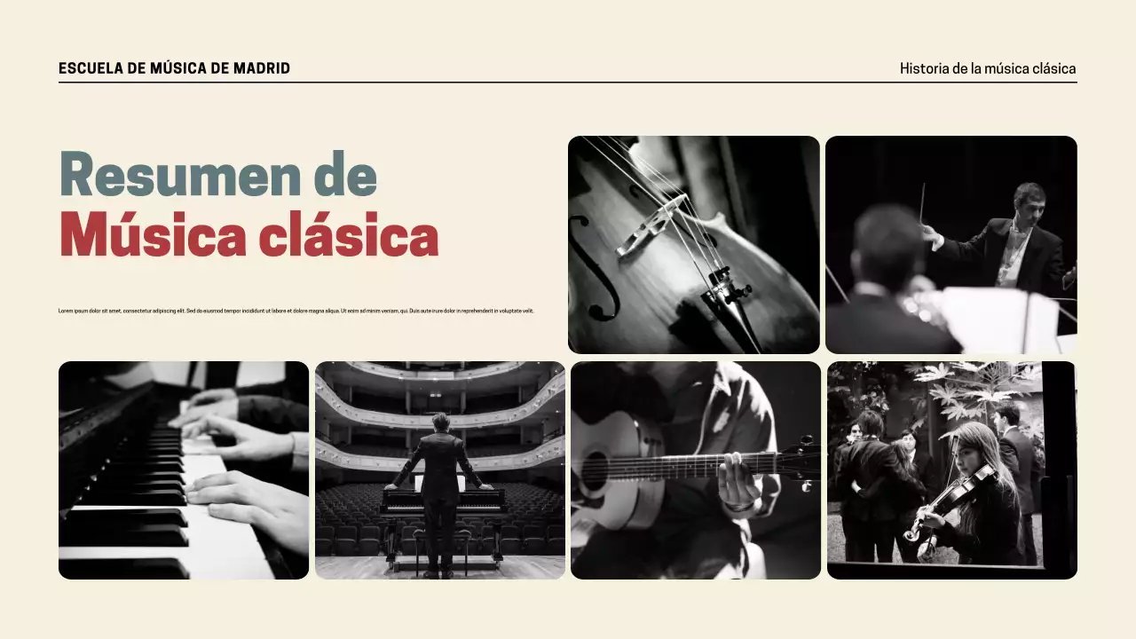 Presentación de la historia de la música retro