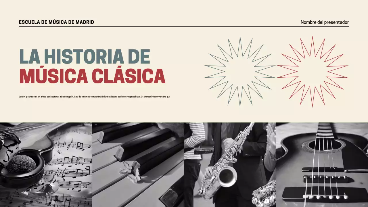 Presentación de la historia de la música retro