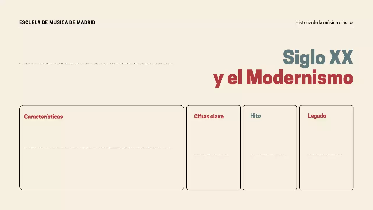 Presentación de la historia de la música retro