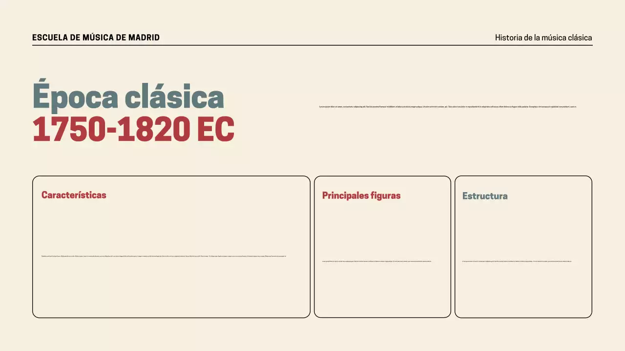 Presentación de la historia de la música retro