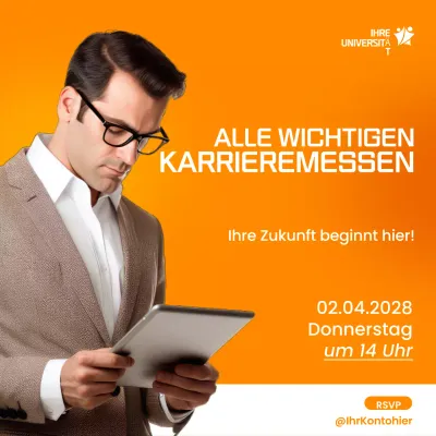 Orange Modern Career Event