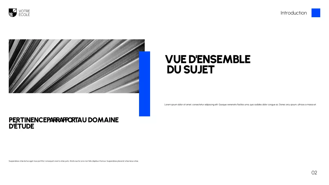 Cours de beaux-arts modernes noirs