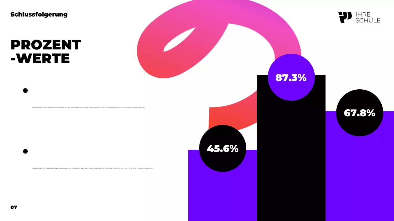violetter moderner Studiengang