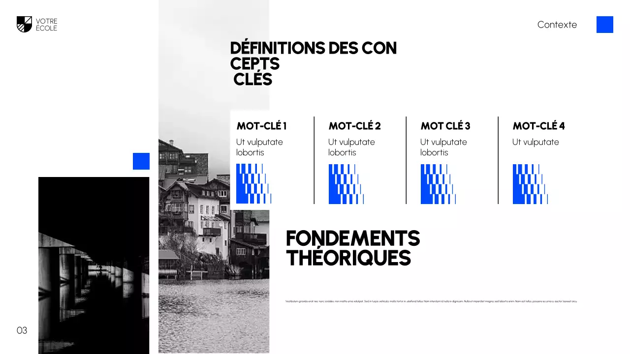 Cours de beaux-arts modernes noirs