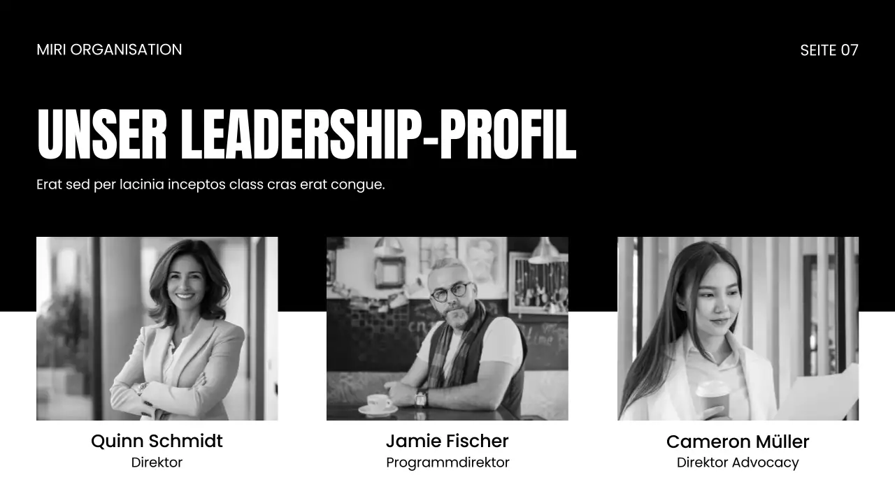 Präsentation zum Schutz von Wildtieren durch NGOs