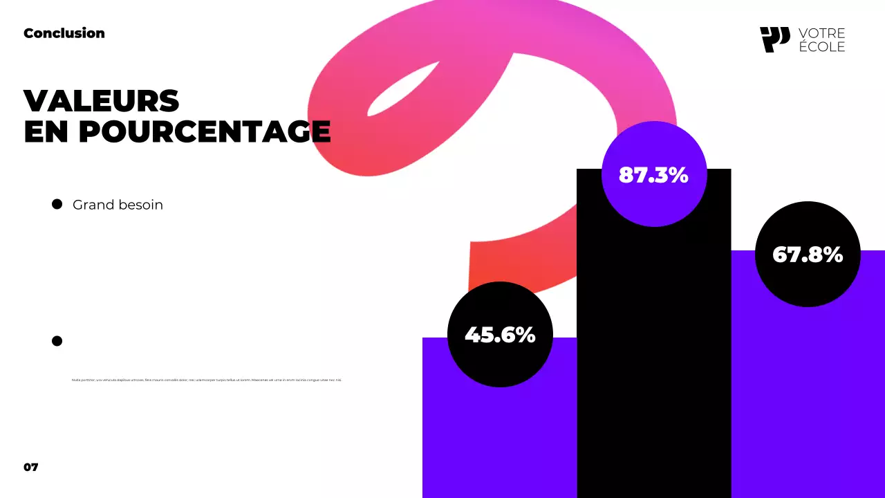 purple cours académique moderne