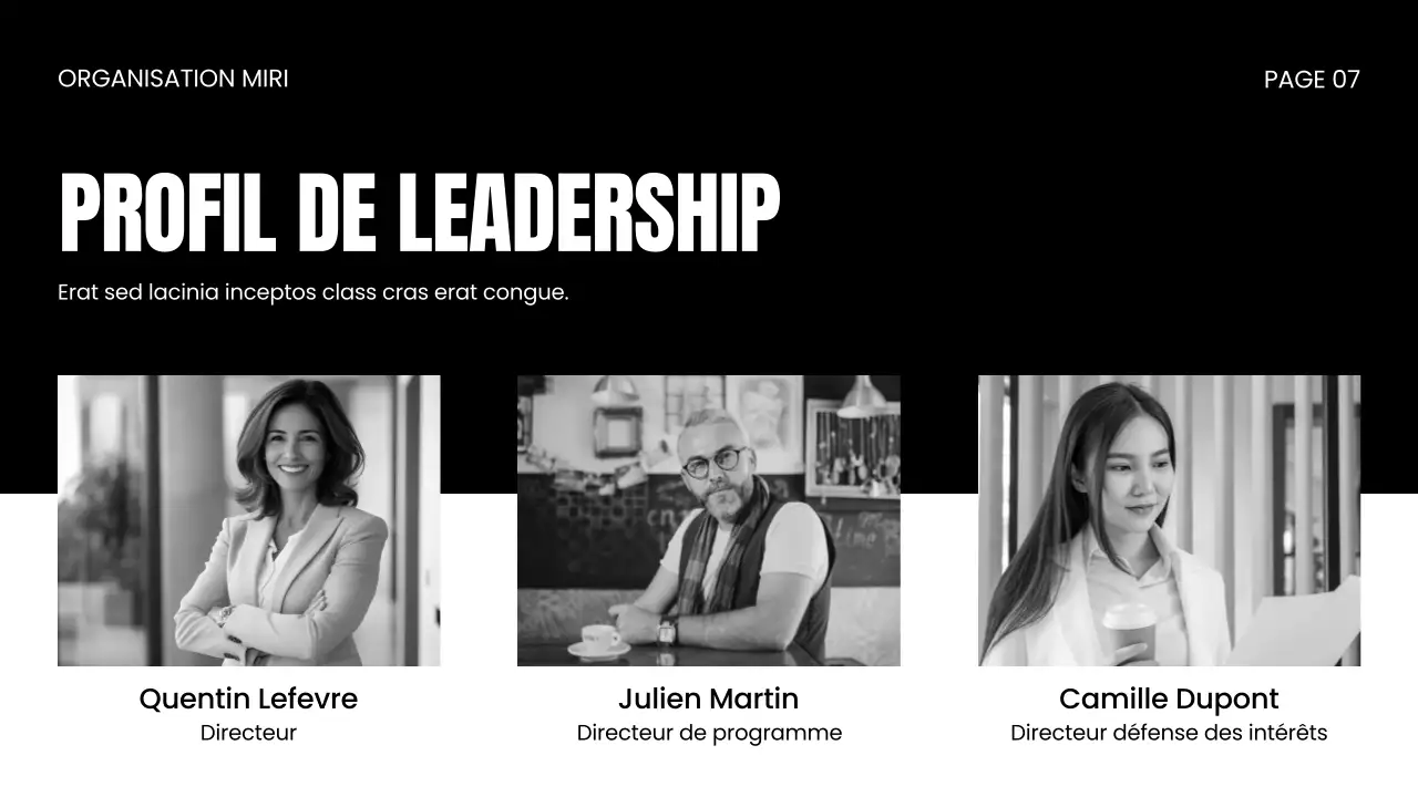 Présentation d'une ONG sur la protection de la faune et de la flore