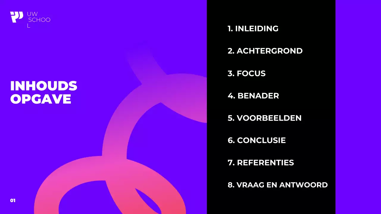 paarse moderne academische cursus