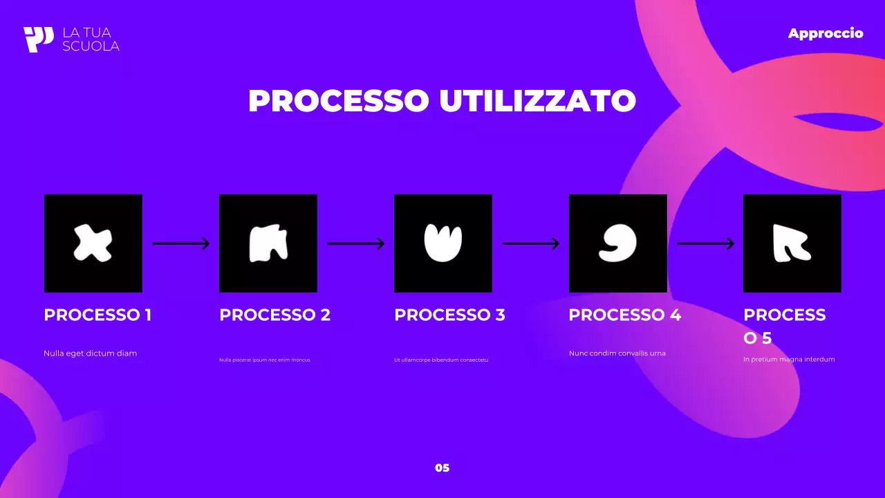 corso accademico moderno viola