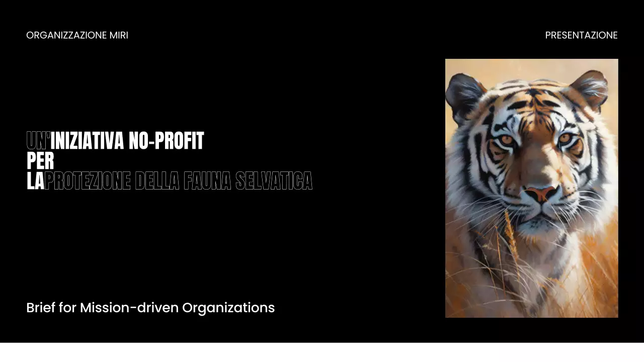 Presentazione della ONG per la protezione della fauna selvatica