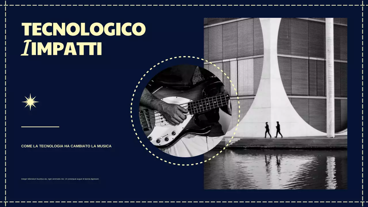 Presentazione della storia della musica retrò della Marina