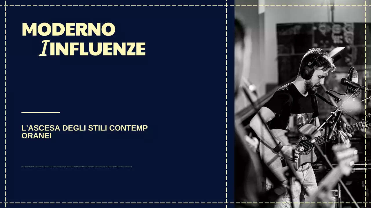 Presentazione della storia della musica retrò della Marina