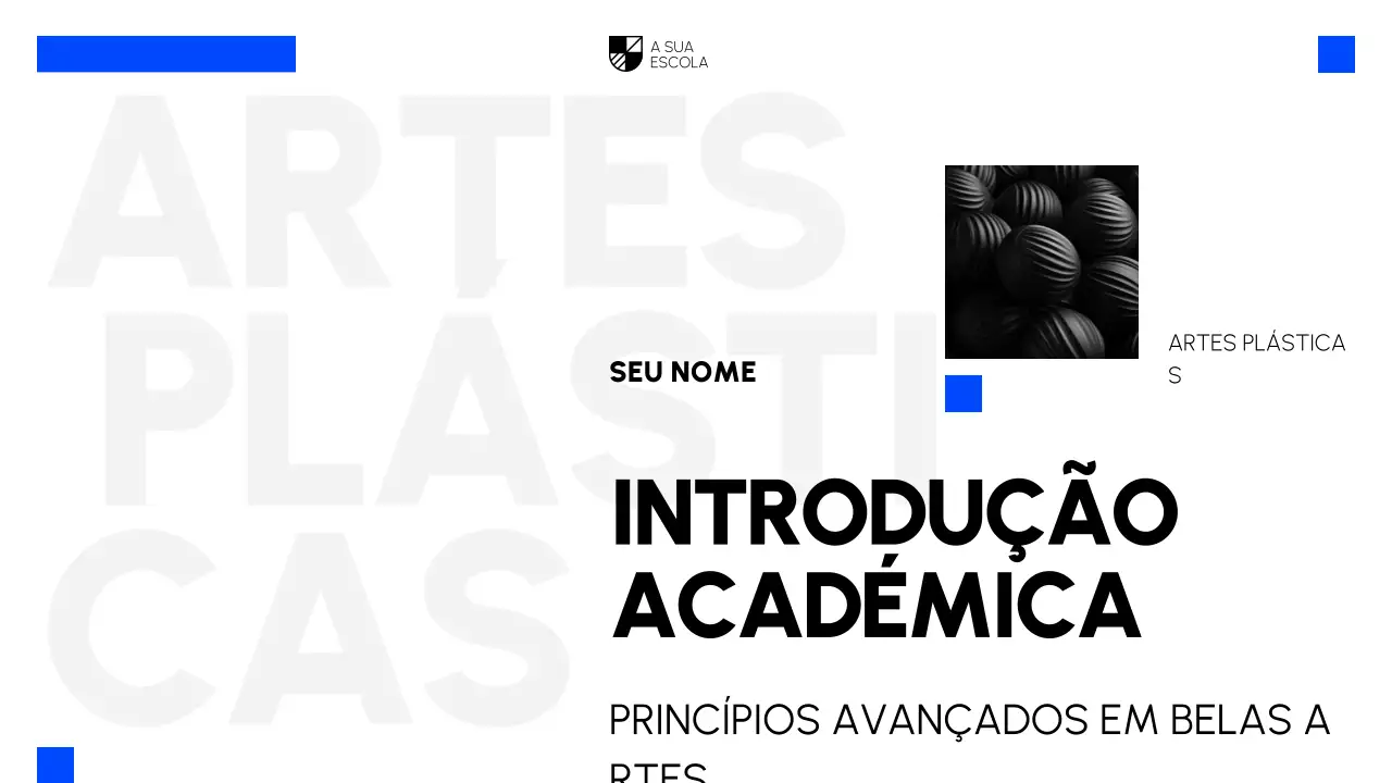 Curso de belas-artes negras modernas