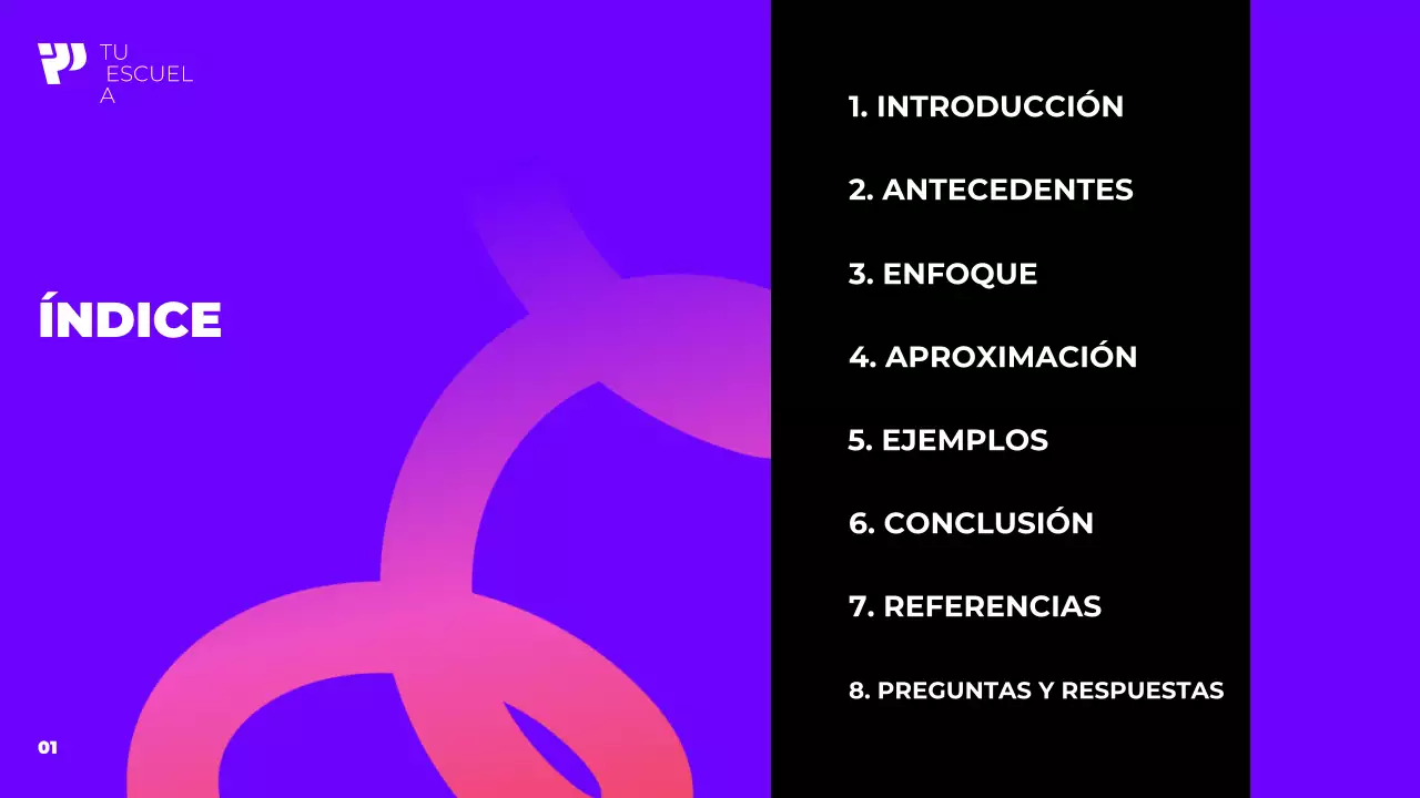 curso académico moderno morado