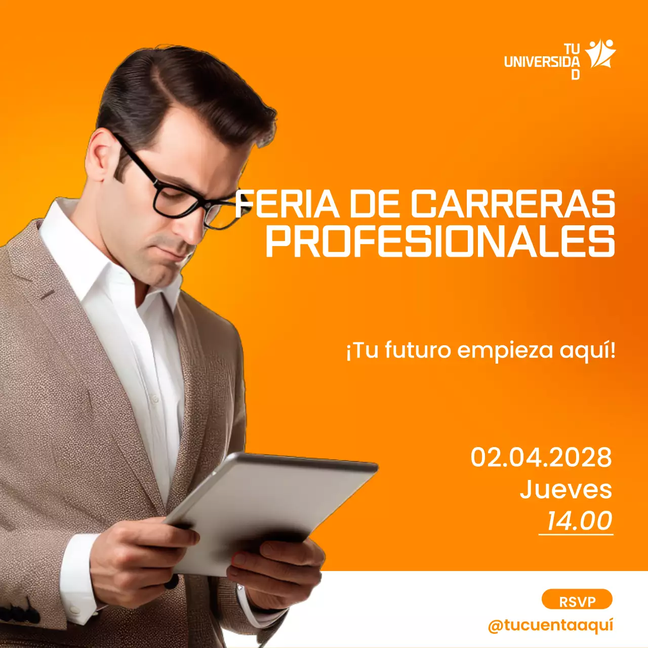 Evento Orange Modern Career