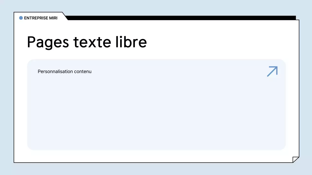 Bleu clair Rapport analytique de base
