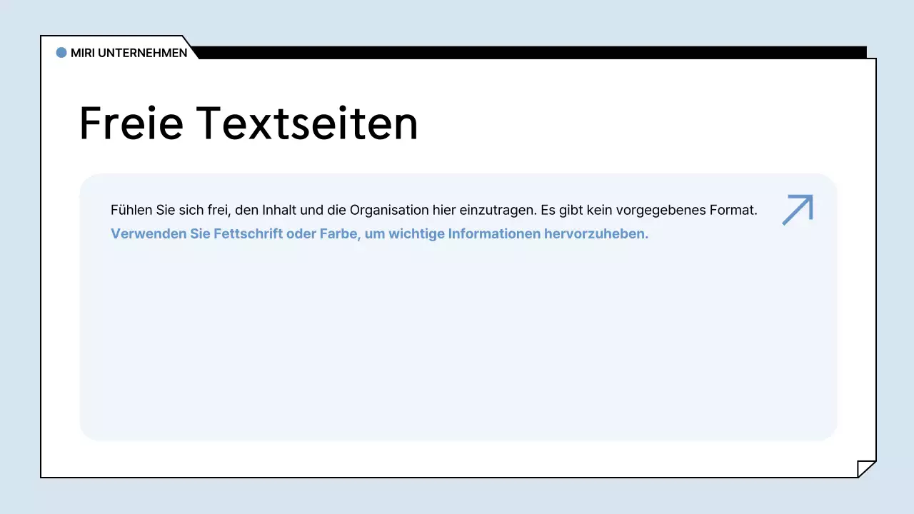 Hellblauer Basisbericht Analytik