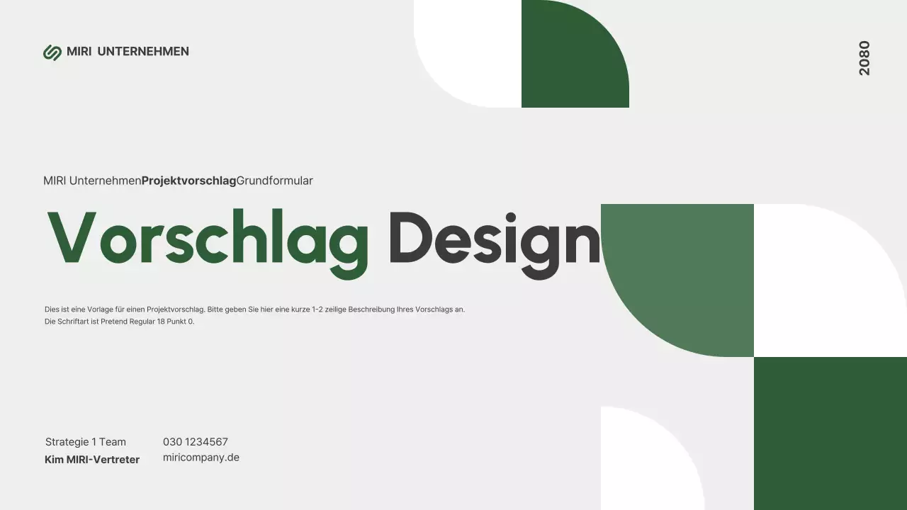 Abstract Modern proposal description