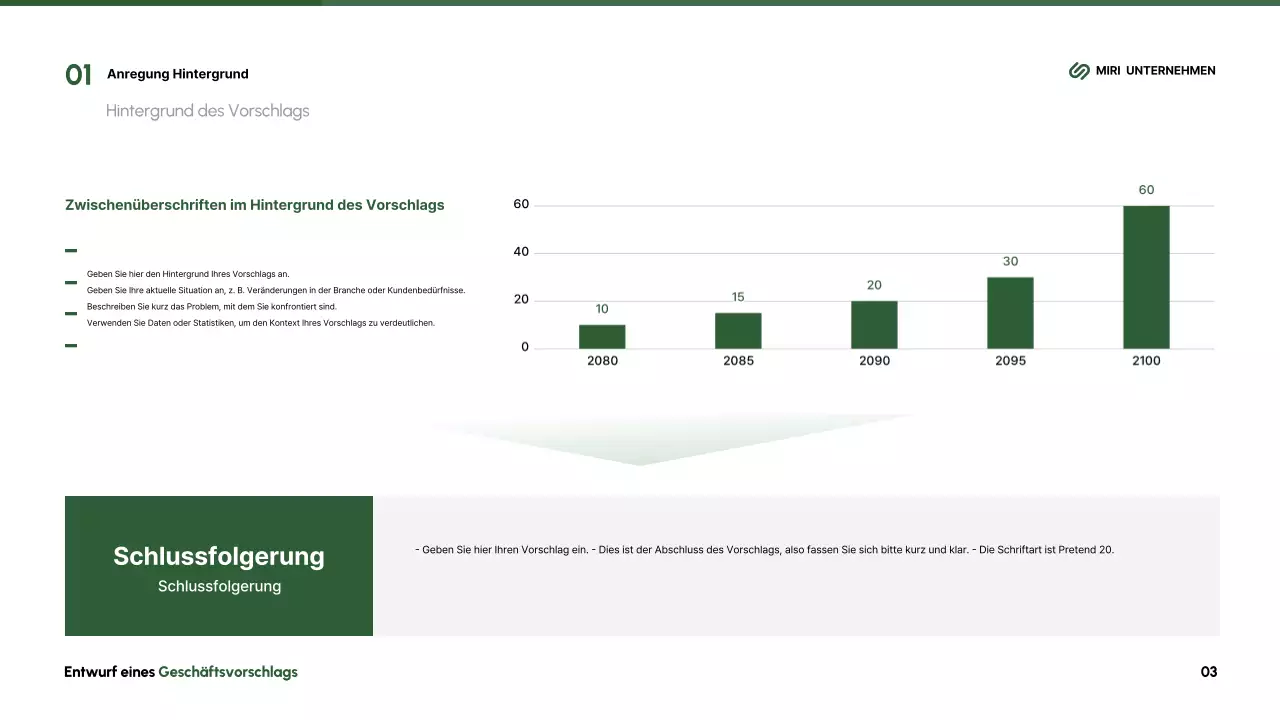 Abstract Modern proposal description