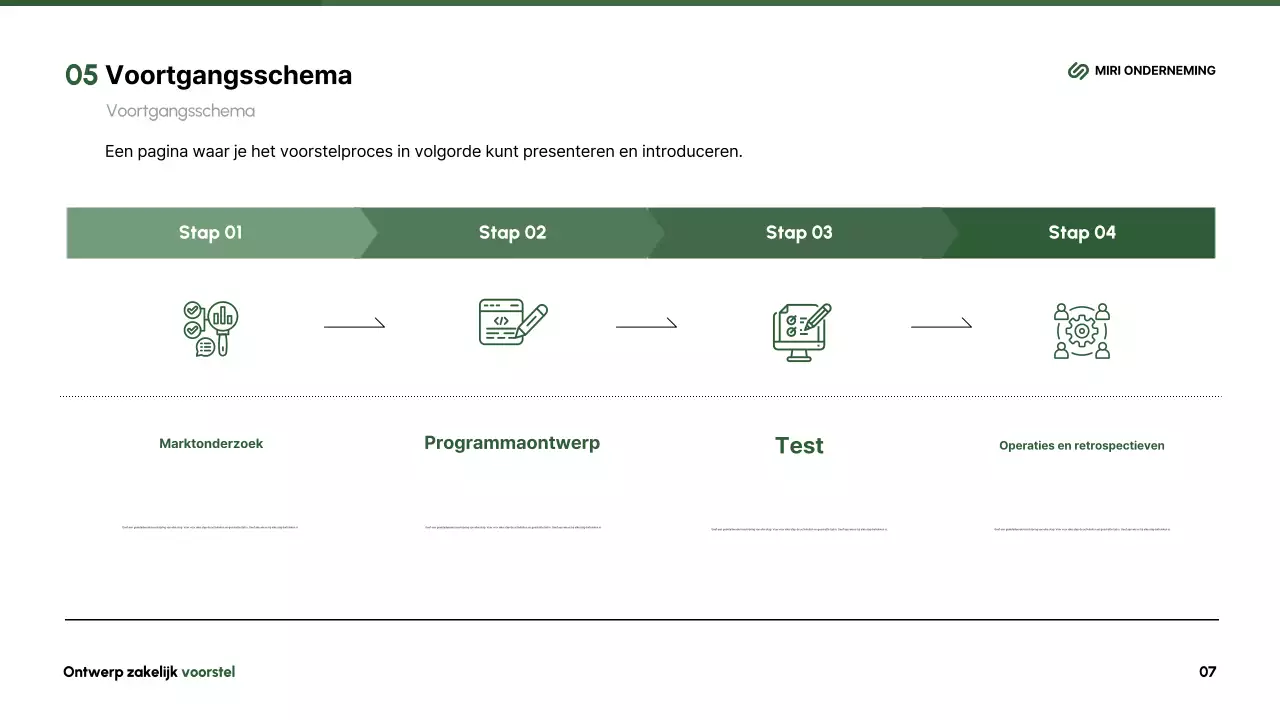 Abstract Beschrijving modern voorstel