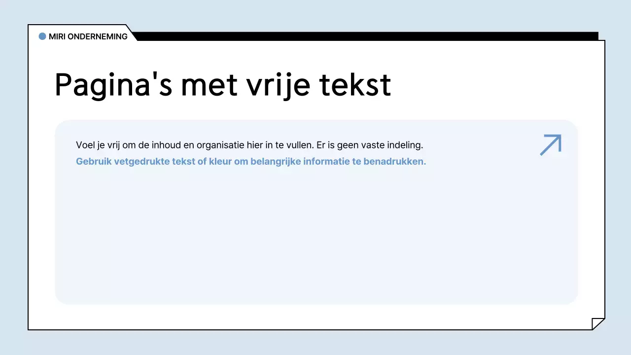 Lichtblauw Basisrapport Analyse