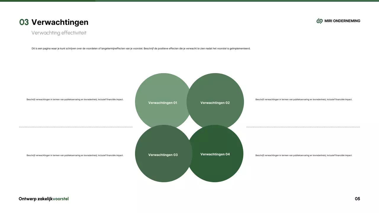 Abstract Beschrijving modern voorstel