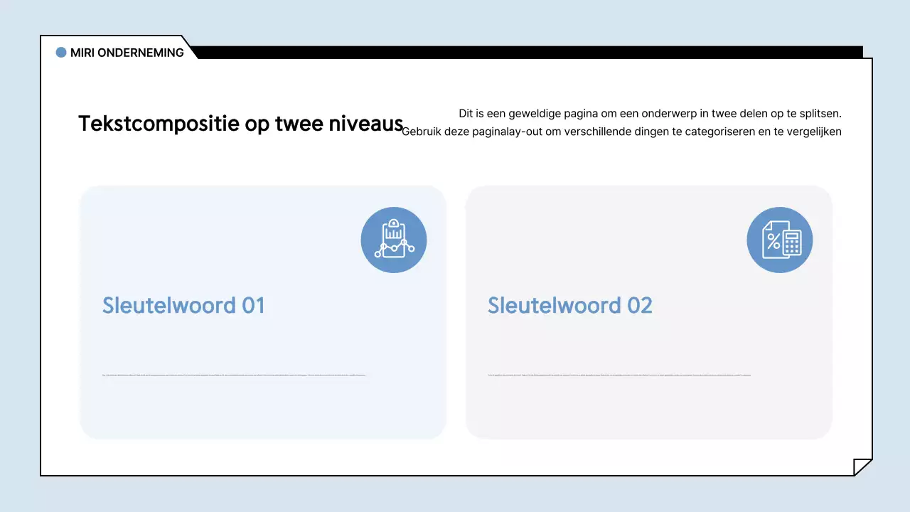 Lichtblauw Basisrapport Analyse