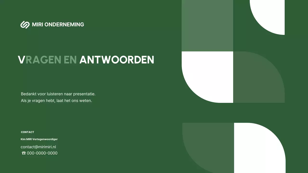 Abstract Beschrijving modern voorstel