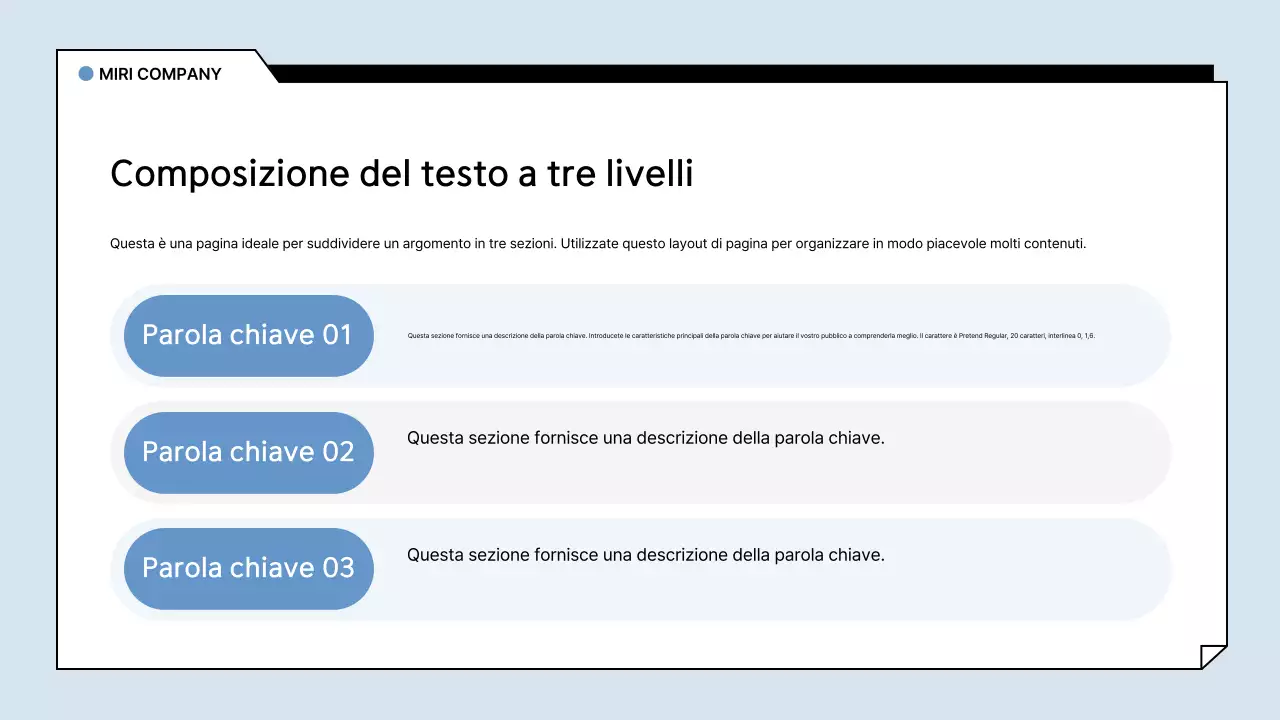 Azzurro Rapporto analitico di base