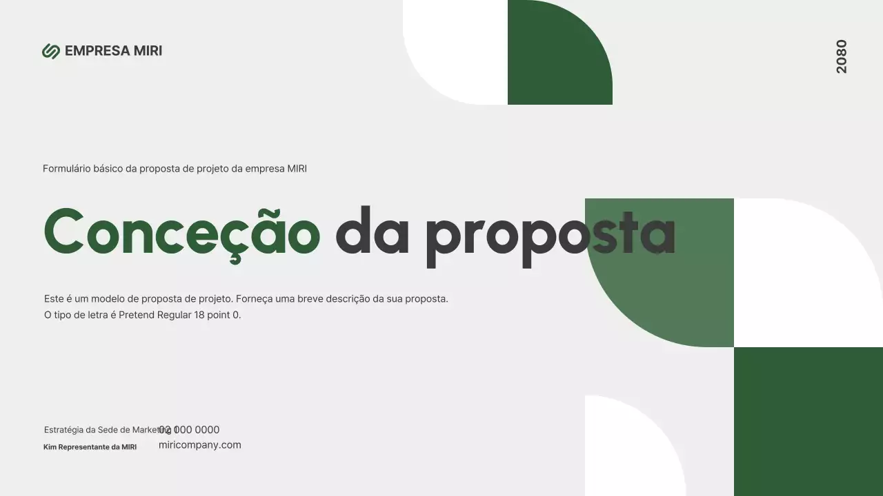 Resumo Descrição moderna da proposta
