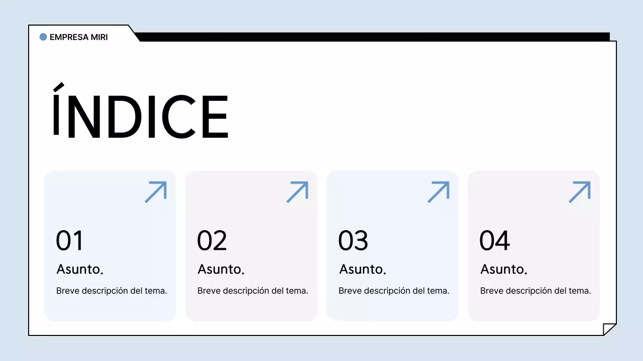 Azul claro Análisis de informes básicos