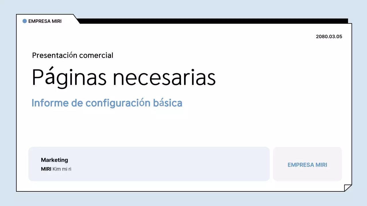 Azul claro Análisis de informes básicos