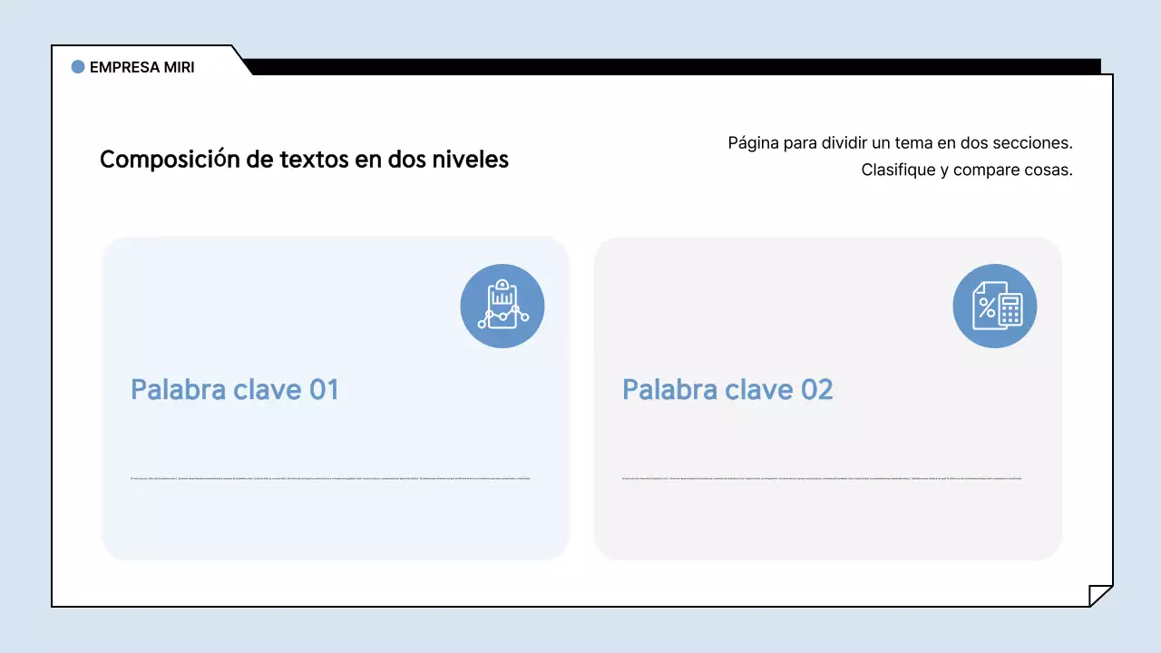 Azul claro Análisis de informes básicos