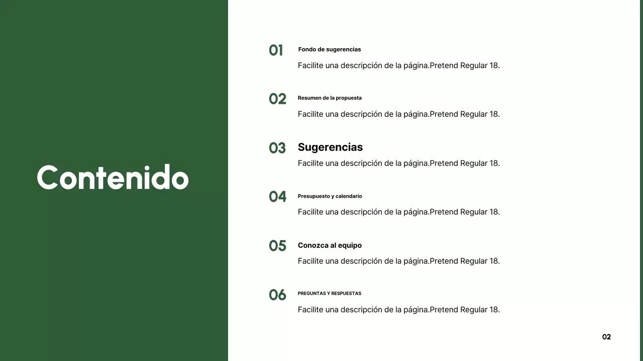 Resumen Descripción moderna de la propuesta