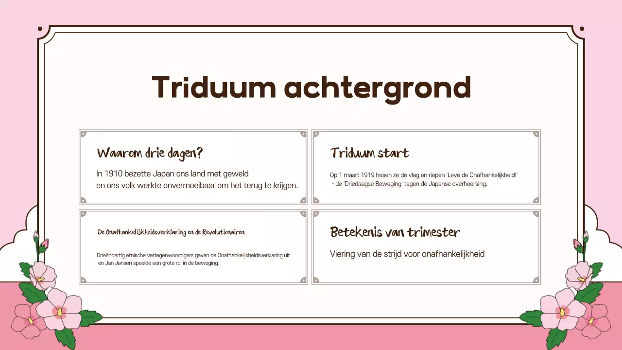 Roze traditionele leermiddelen voor drie-eenheid