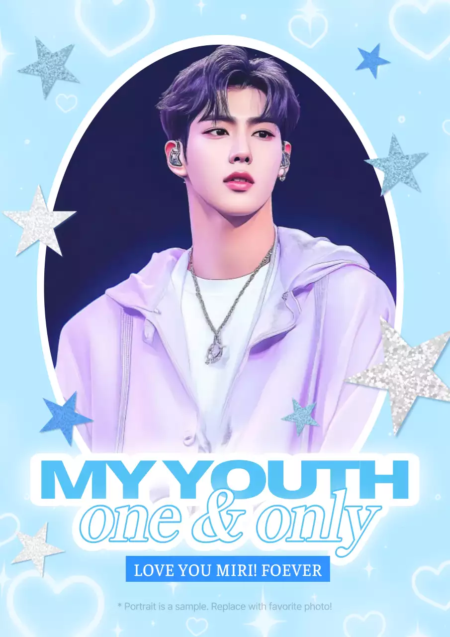 Khung ảnh Sky Blue Pop Youth