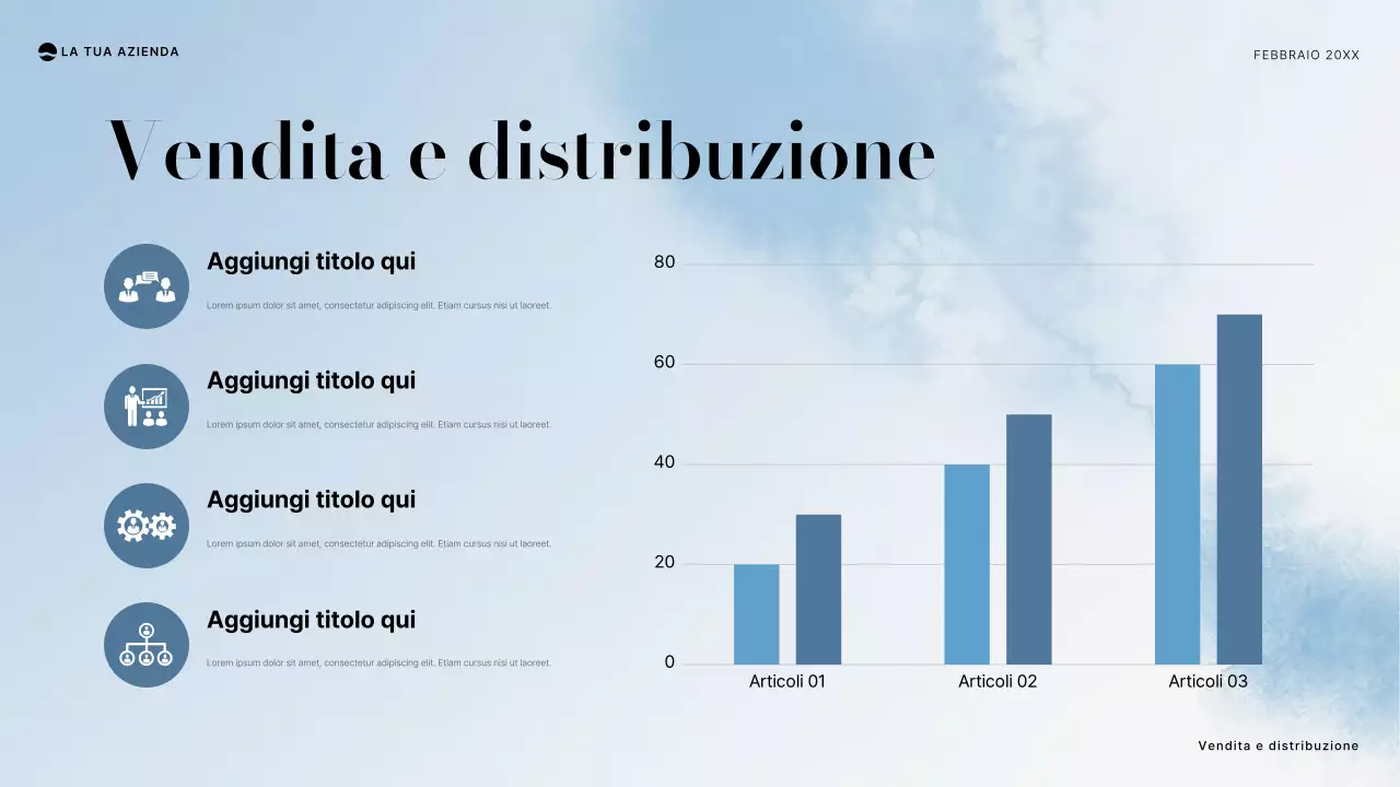 documento di progetto minimo blu