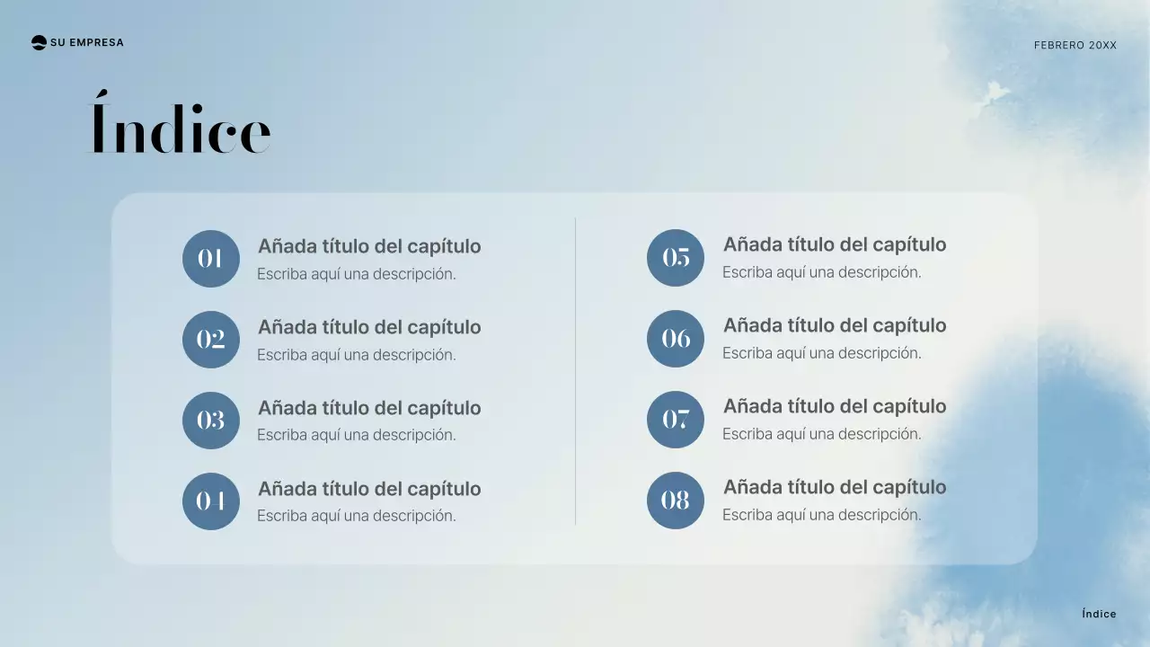 documento de proyecto blue minimal