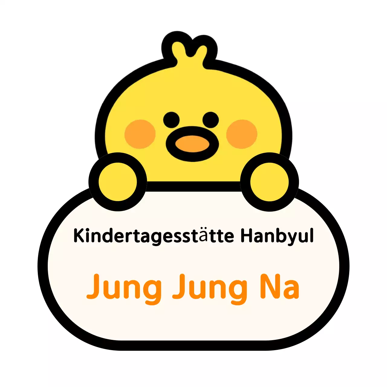 Kita-Logo mit niedlichen Tierillustrationen