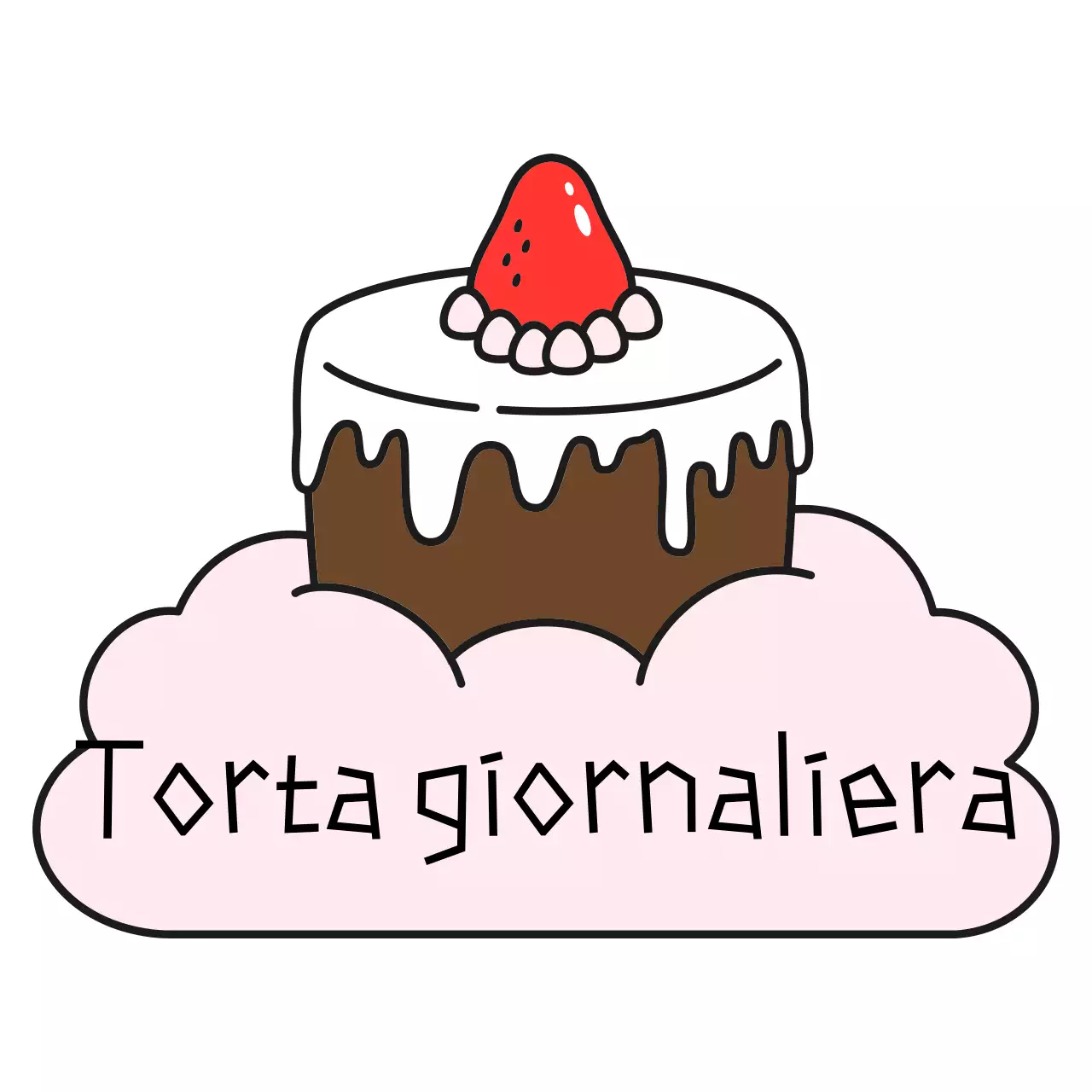 Adesivi per dolci carini rosa