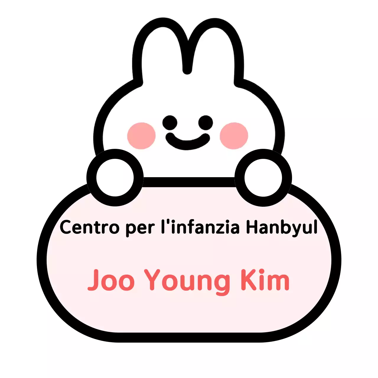 Logo dell'asilo nido con illustrazioni di simpatici animali