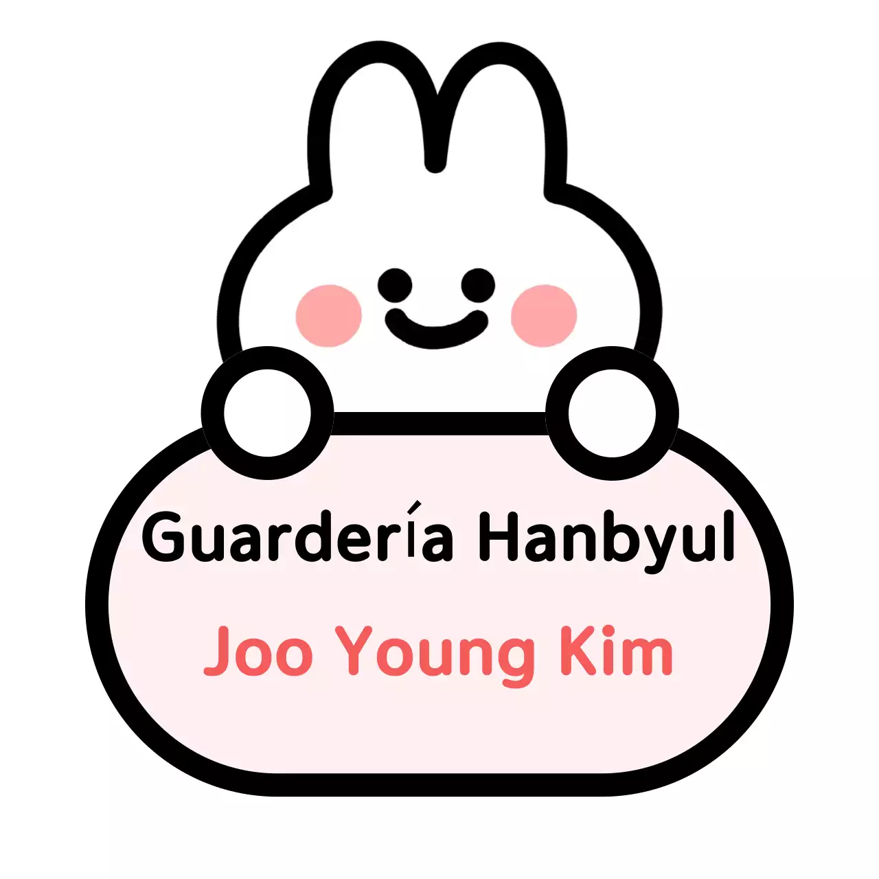 Logotipo de guardería con simpáticas ilustraciones de animales