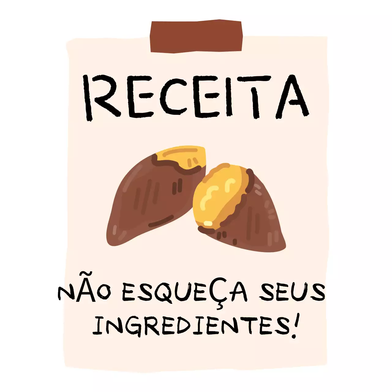 Instruções de cozedura simples Bege