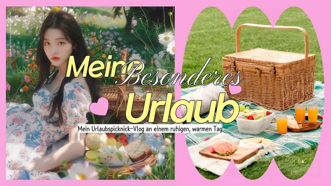 Trends in Rosa und Gelb My Special Holiday Picknickdecke