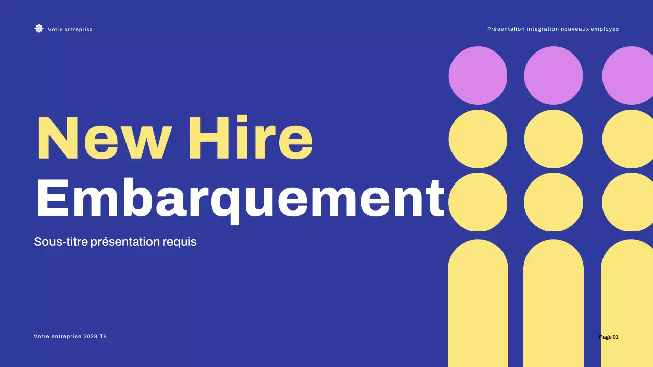 Présentation du guide d'onboarding de Blue Modern