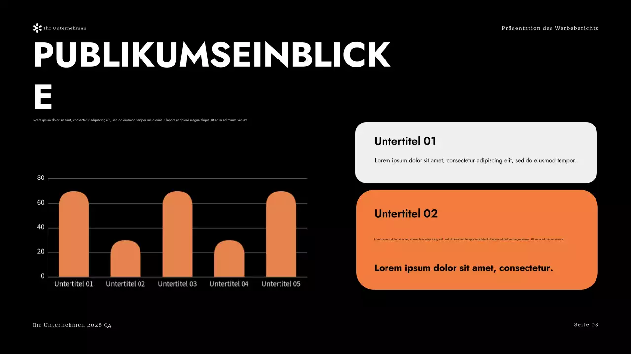 Yellow Modern Advertising Bericht Präsentation