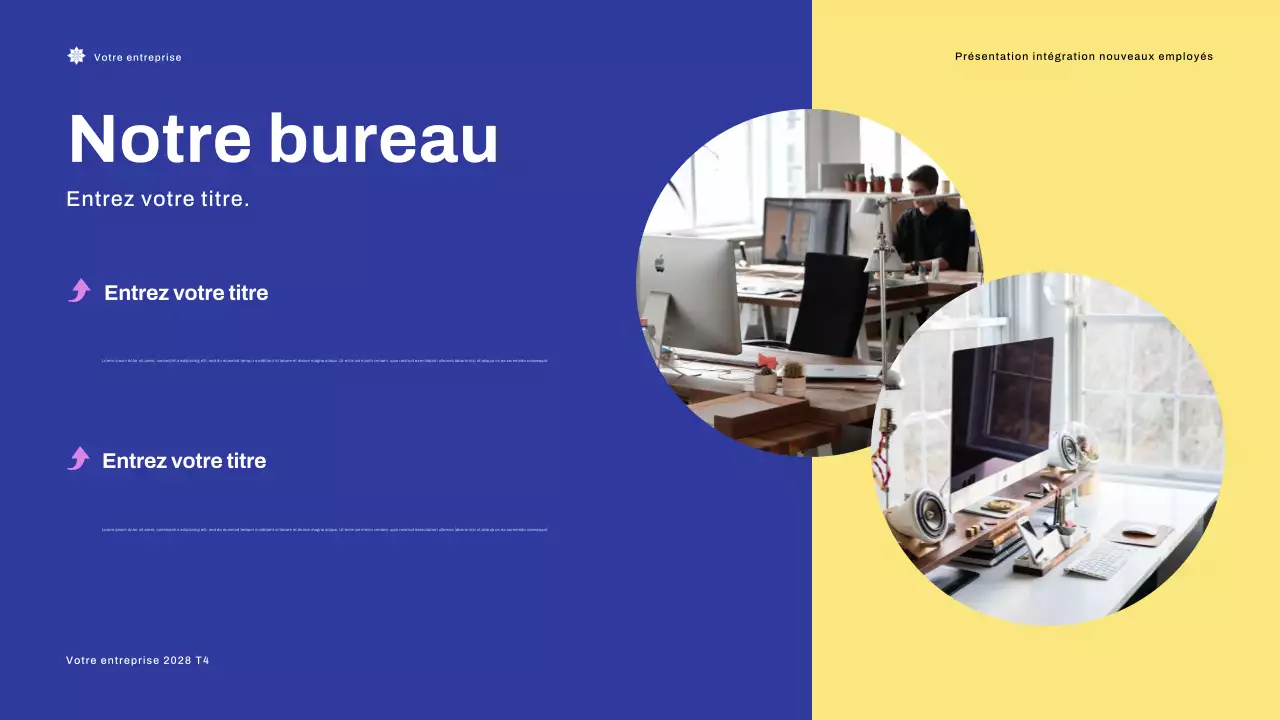 Présentation du guide d'onboarding de Blue Modern