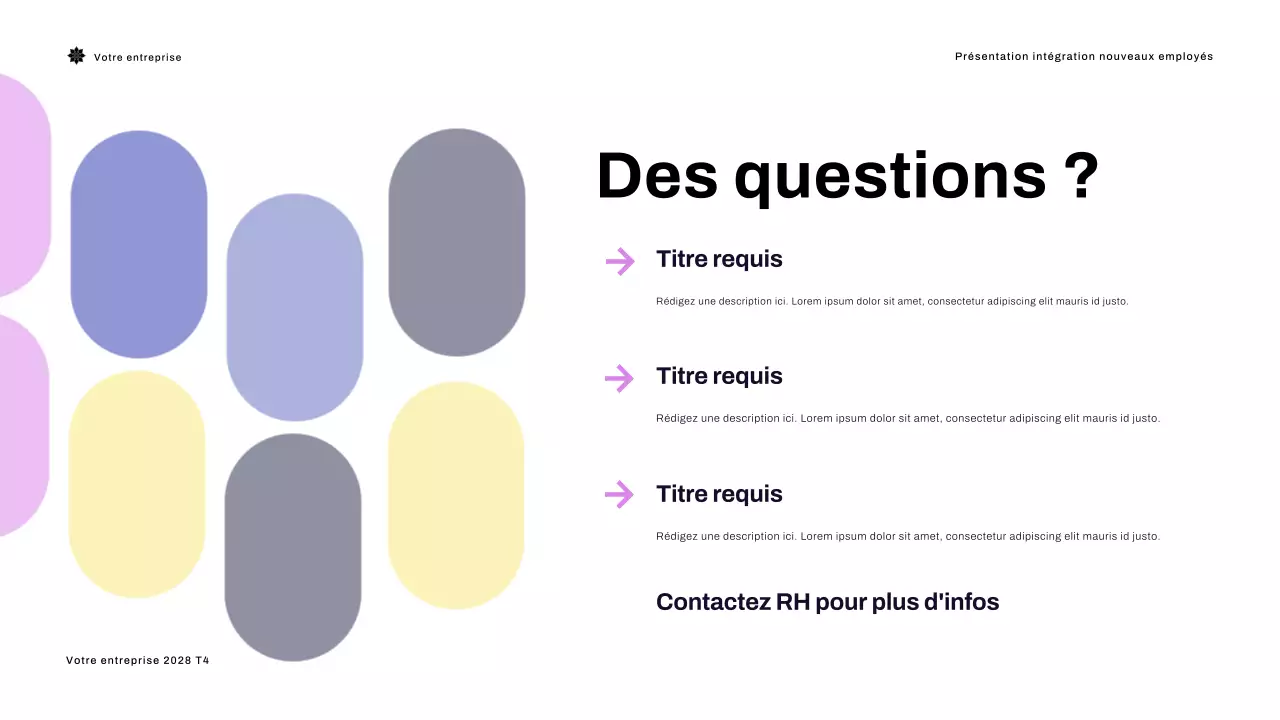 Présentation du guide d'onboarding de Blue Modern