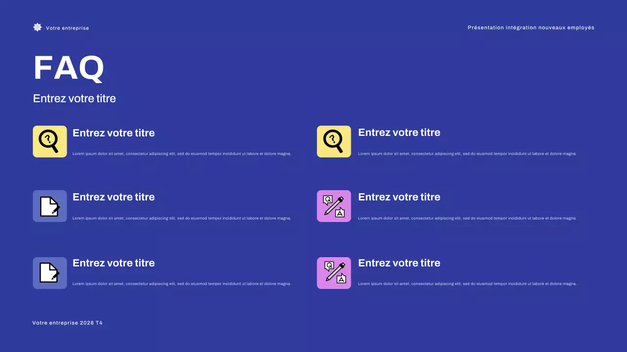 Présentation du guide d'onboarding de Blue Modern